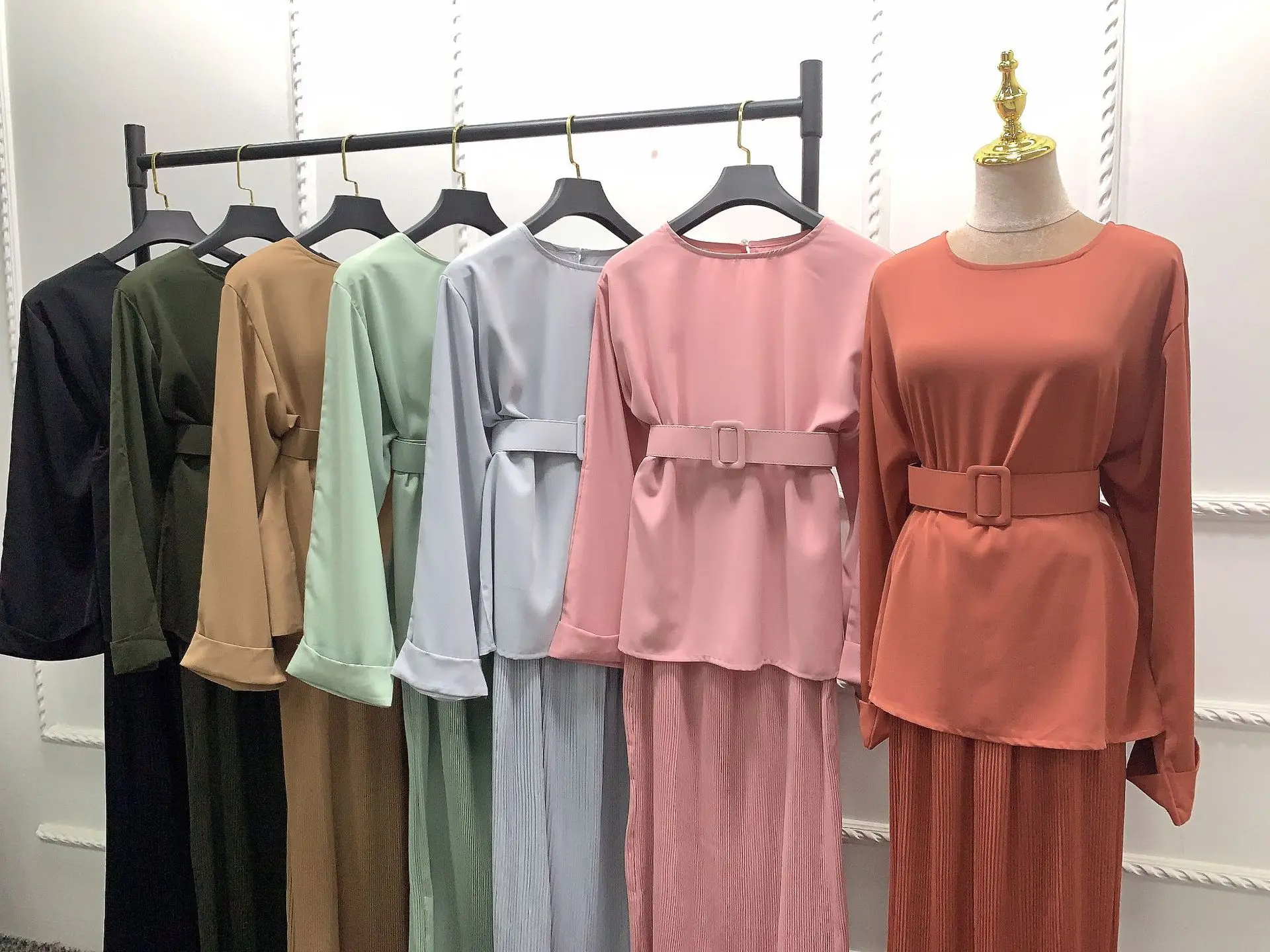 Турецкий мусульманский модный хиджаб платье Дубай Abay наборы режимов