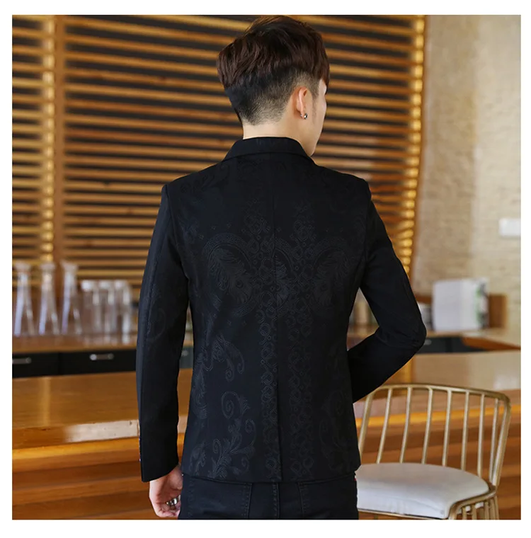 

2020 Navy Blue Blazer Mens Slim Fit Blazers Business Casual Male Stylish Party Jacket for Men Fashion Spring Summer Autumn Coat