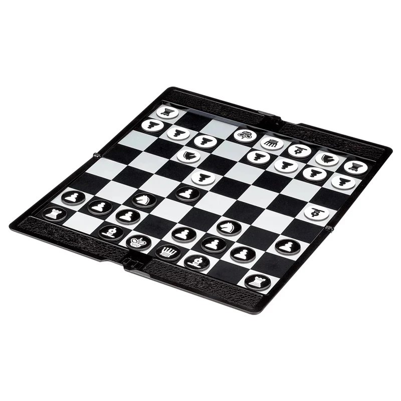 

Высококачественный набор шахматных игр кошелек игры международных шахматных магнитных шахматных мышц Складная шахматная доска шахматные ...