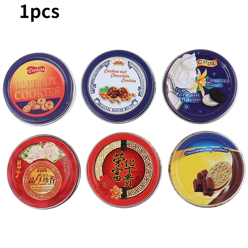 

1pcs Dollhouse Miniature Cookies Mini Chocolate Snacks Box Pretend Play Food For Doll House Kitchen Toy Accessories