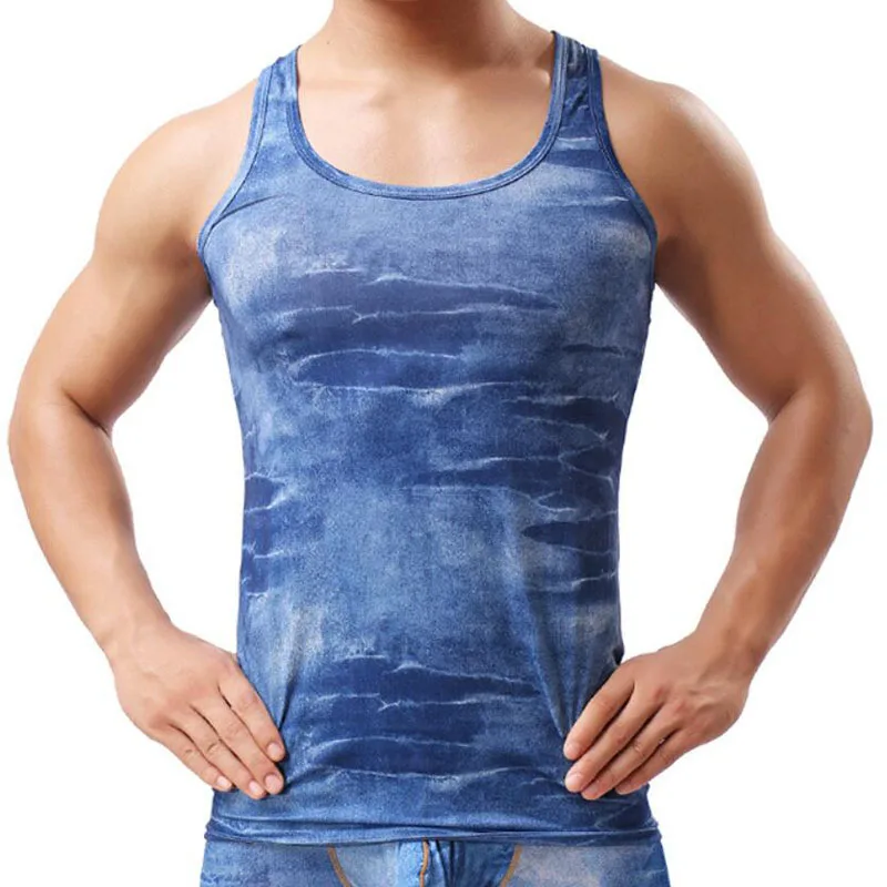 Модный бренд Star из искусственной кожи мужской сексуальный фитнес топ на