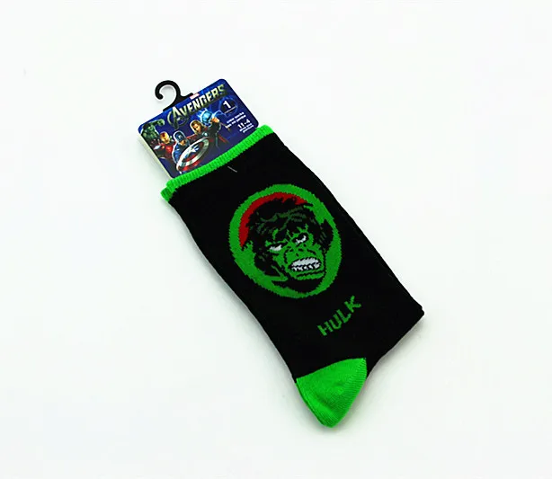 Marvel Comics Hero Avengers Super Hero Fashion Socks Funny Patterns Captain America Iron Man Street Fashion Novelty Cool Socks