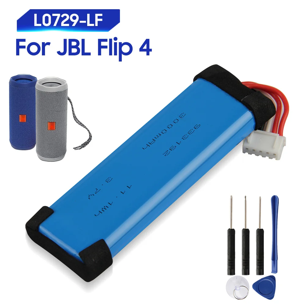

Original Replacement Battery For JBL Flip4 Flip 4 GSP872693 01 L0729-LF Genuine Battery 3000mAh