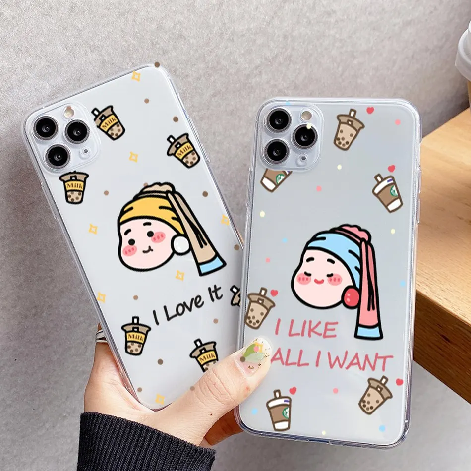 Чехол для Xiaomi Mi 9 Lite CC9 Pro CC9E с милым мультипликационным принтом Boba Milk Tea Girl чехол 8 10