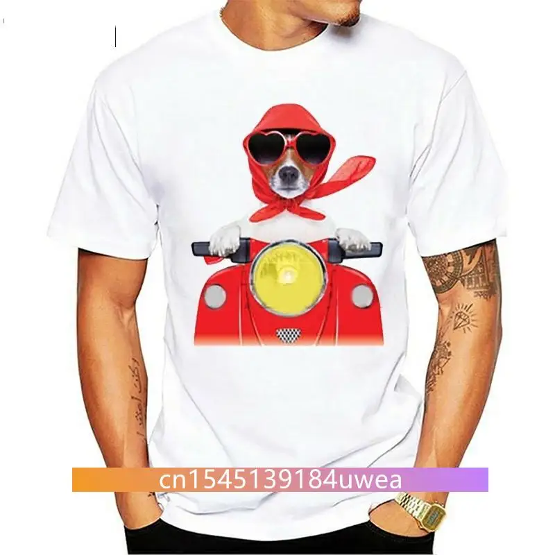 

Funny Dog Cool Riding bike Holiday Club Unisex Men Women Birthday Top T Shirt 91