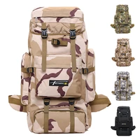 quality camouflage camping hiking backpack sports bag outdoor travel backpack trekk mountain climb equipment 70l hunting bag