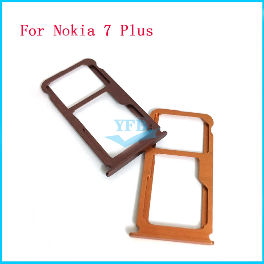 Держатель лотка для Sim карты Nokia 6 N6 TA 1000 1003 7 Plus 8 SD слот запасная часть