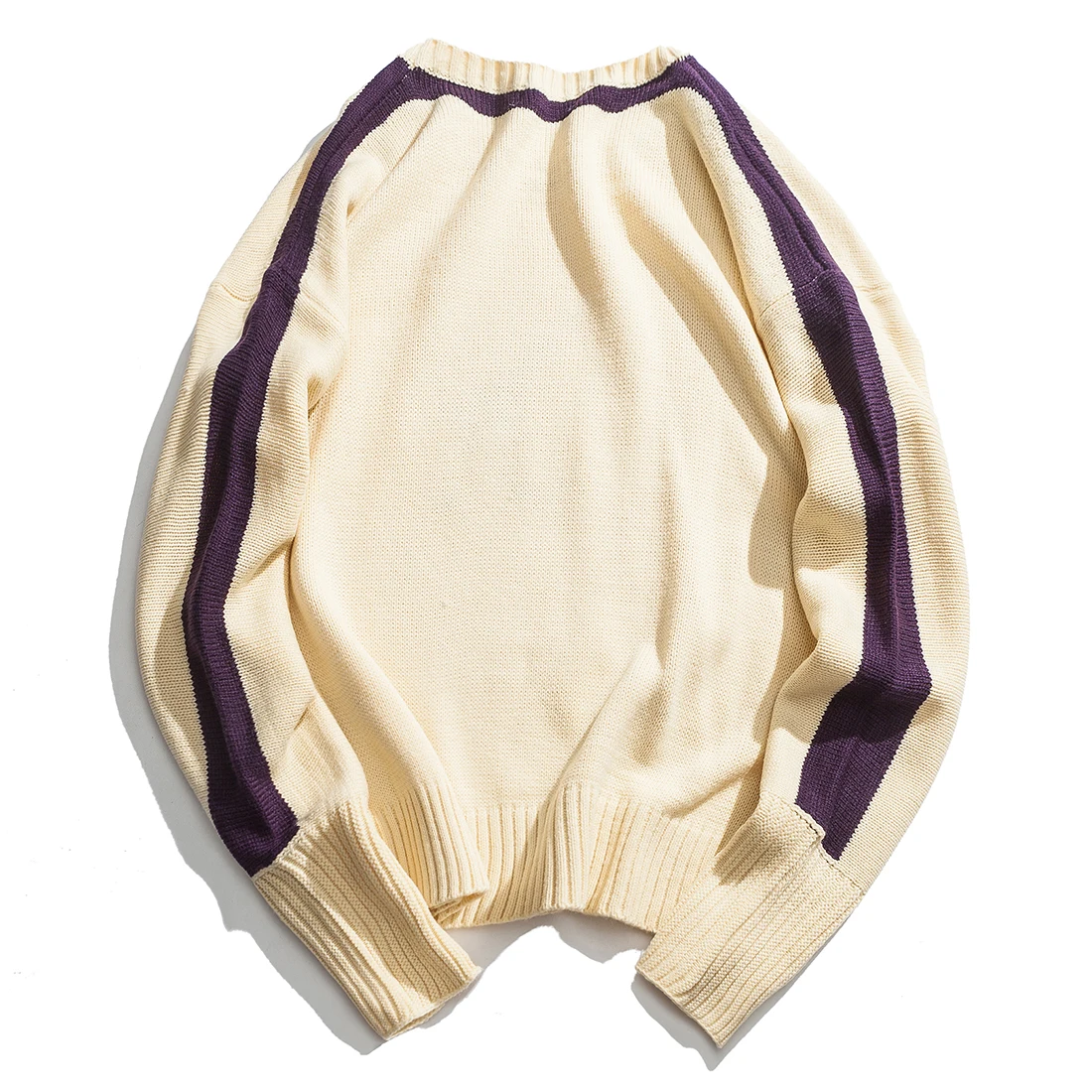 2020 винтажный мультяшный вышитый мужской вязаный свитер пуловеры Harajuku Хип-хоп