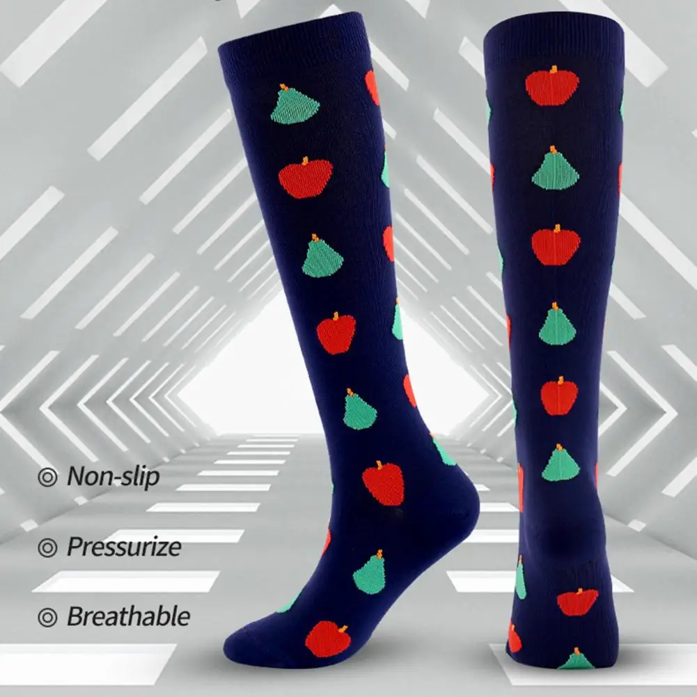 

Носки для бега с фруктовым рисунком, спортивные женские высококачественные велосипедные носки