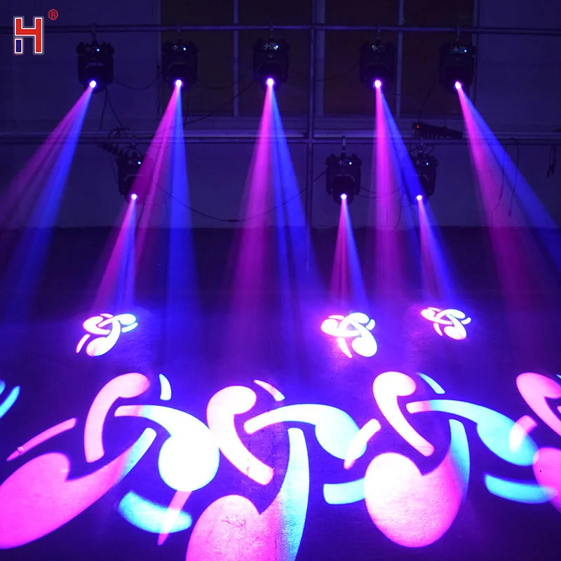 Светодиодный точечный движущийся светильник DMX вращающийся для диджея вечеринки