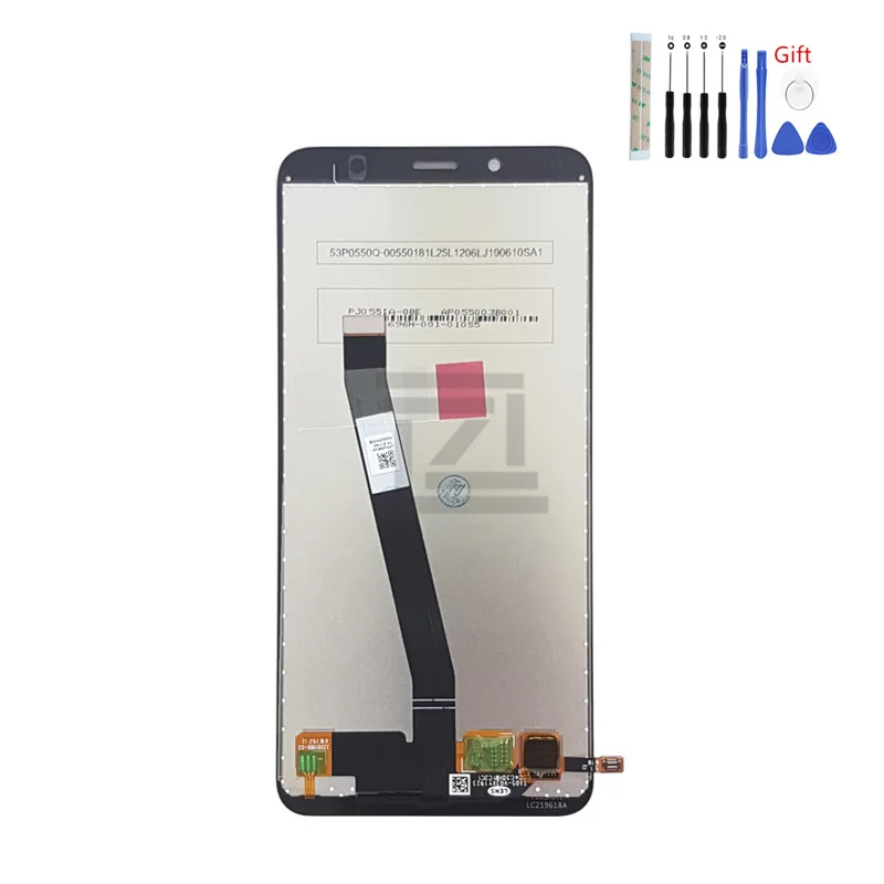 Black No Frame Для Xiaomi redmi 7A ЖК-дисплей кодирующий преобразователь сенсорного экрана в сборе с рамкой для redmi 7a дисплей Замена Ремонт Запчасти - Цвет: Black No Frame