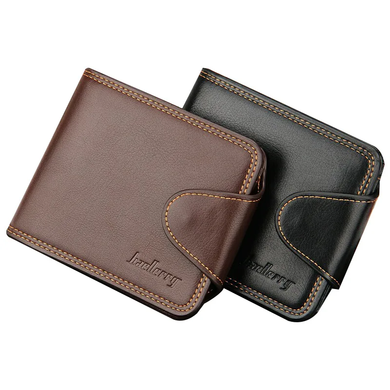 

New business and leisure men's wallet horizontal zipper buckle fashion wallet