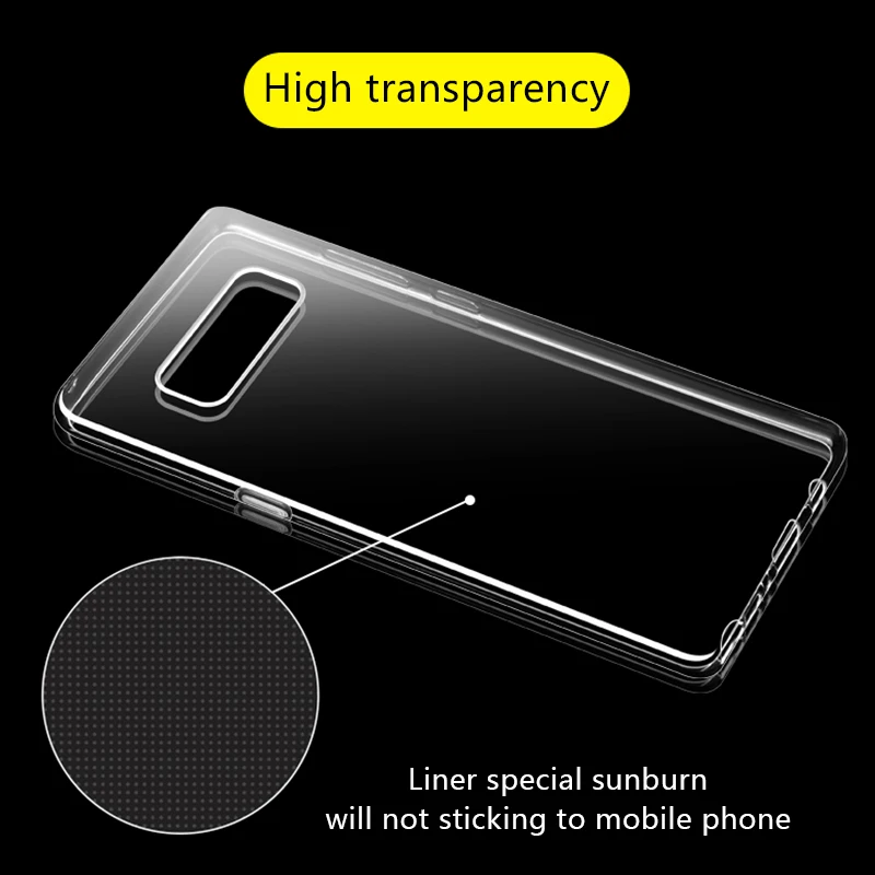 Чехол для телефона samsung Galaxy Note 9 note8 note5 4 3 PLus Силиконовый ТПУ Мягкий Ультратонкий