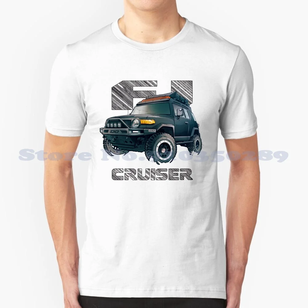 Fj Cruiser ( Xj10) -черная модная футболка с крутым дизайном Fj40 для Toyota - купить по