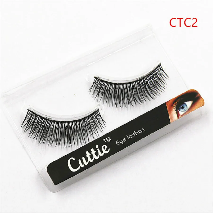 1 Pairs Sexy Thick Cross 3D Mink Hair False Eyelashes Natural/Thick Long Eye Lashes Wispy Makeup Beauty Extension Tools #CTC4 | Красота и