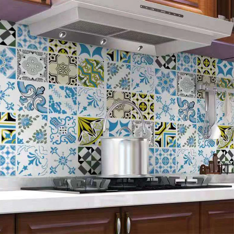 

Thickened Self-Adhesive Kitchen Wall Sticker Vinyl Waterproof And Oil PVC Drawer Mat Wallpaper Desktop Film Desk Denovation