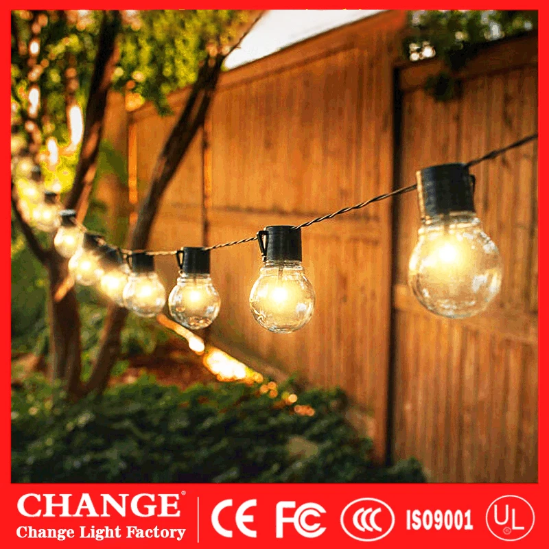 Уличная гирлянда уличная светодиодная лампочка на солнечной энергии световая