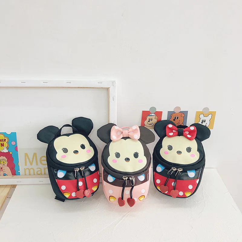 

Disney Children's Bags 2021 New Multifunctional Shoulder Bag Cartoon Anime Girls Messenger Bag Baby Small Backpack