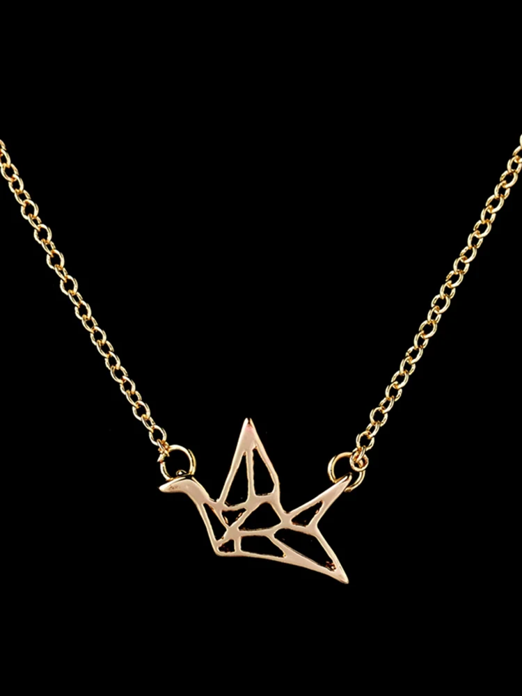 Hfarich минимализм маленький круг круглый кулон ожерелье цепочка женщины дети