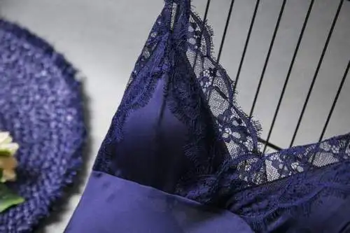 

Sexy Lingerie Women Dress Silk Lace Robe Dress Babydoll Nightdress Nightgown Sleepwear Chemises