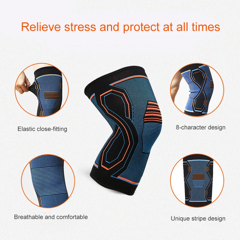 

Knee Pads Nylon Breathable for Men and Women Outdoor Sports Running Mountaineering A7