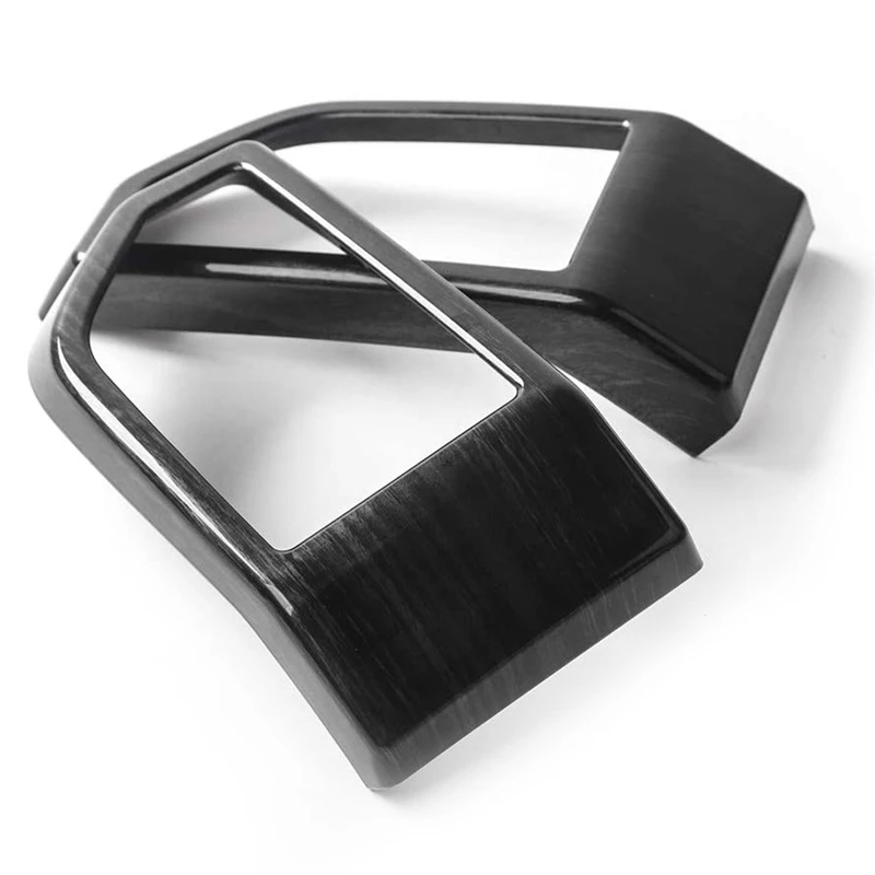 Панель приборной панели автомобиля с черной текстурой древесины крышки для