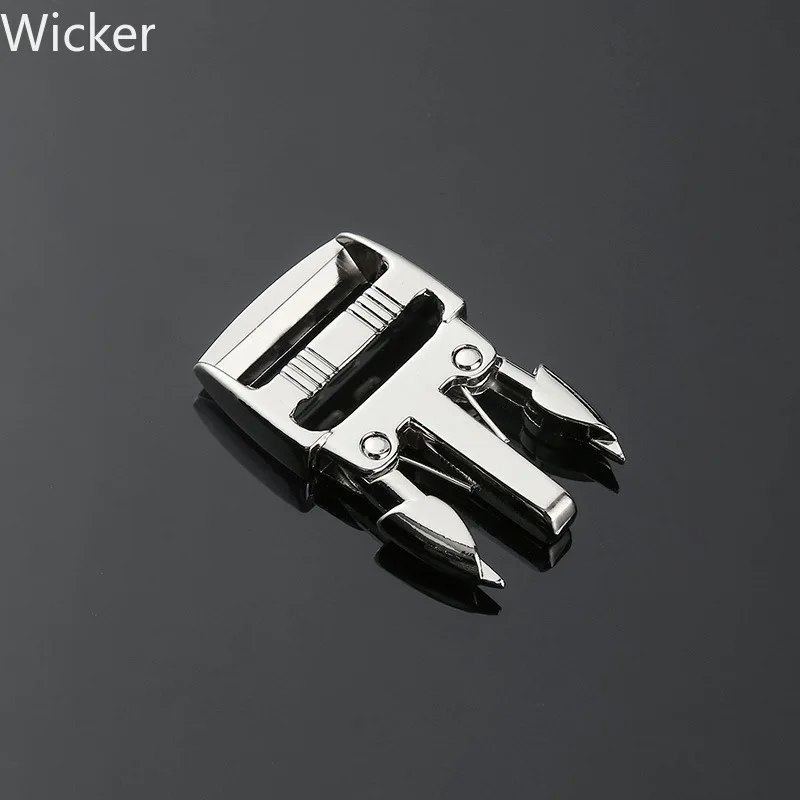 Прямоугольная металлическая боковая пряжка 25 мм для наружного кемпинга одежды