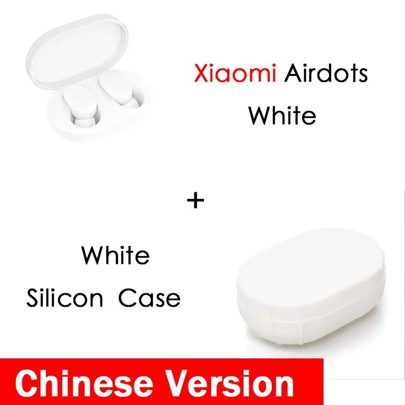 CN white N white Оригинальные Xiao mi Red mi AirDots Bluetooth наушники Молодежная версия стерео mi ni Беспроводная Bluetooth 5,0 гарнитура с mi c наушниками - Цвет: CN white N white