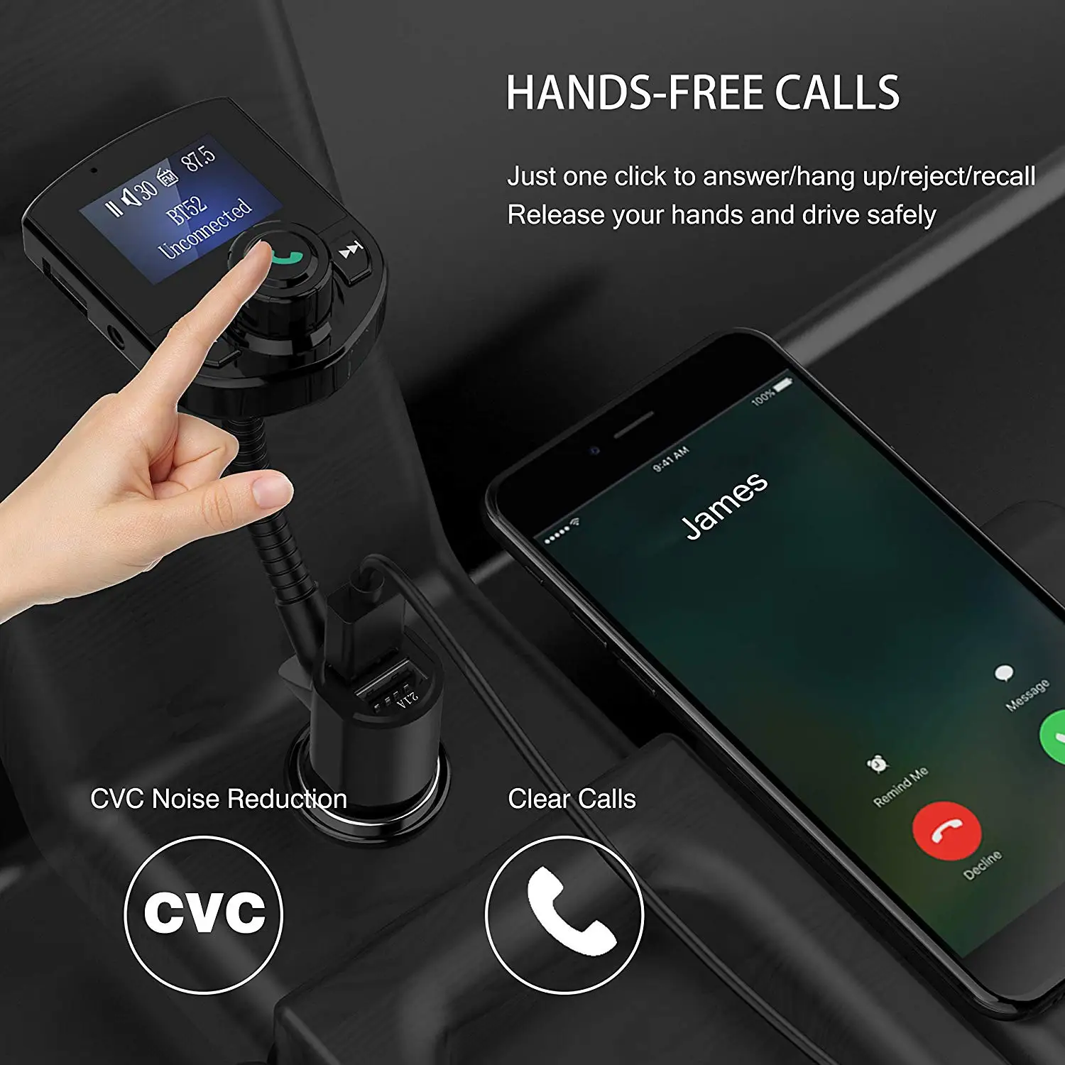 korseed car fm transmitter bluetooth kit 3 1a car charger usb port aux audio radio lcd display mp3 player phone handsfree carkit free global shipping