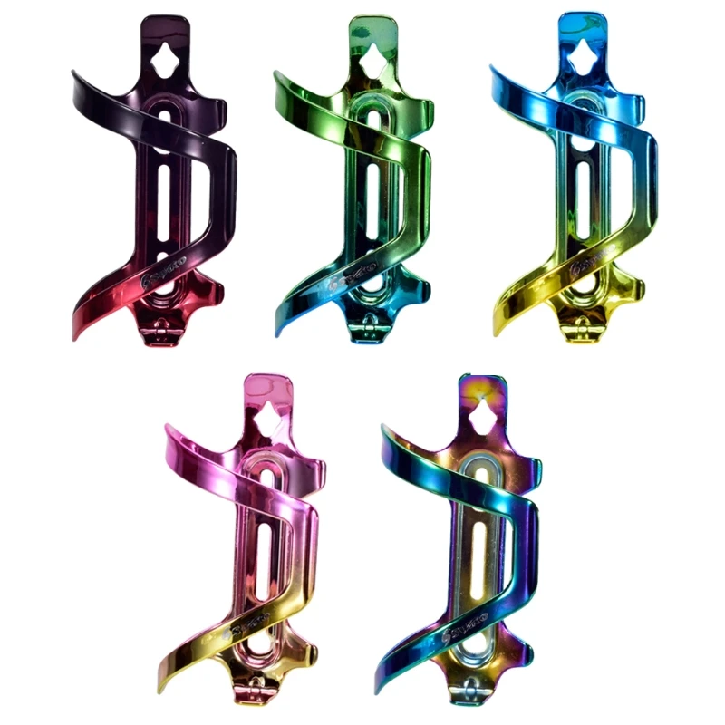 

Bicycle Water Bottle Cage Aluminum Colorful Hollow Electroplating