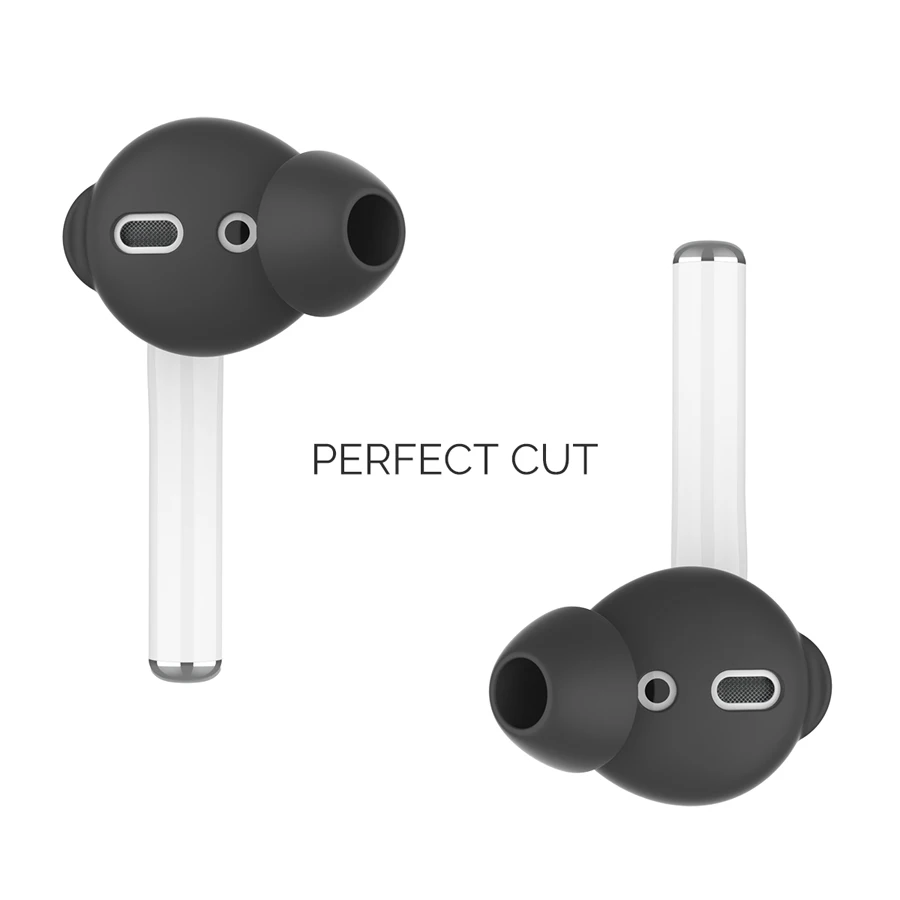 Силиконовые наушники-капельки чехол для Airpods 2 Наушники Eartips коробка для хранения для Airpods аксессуары