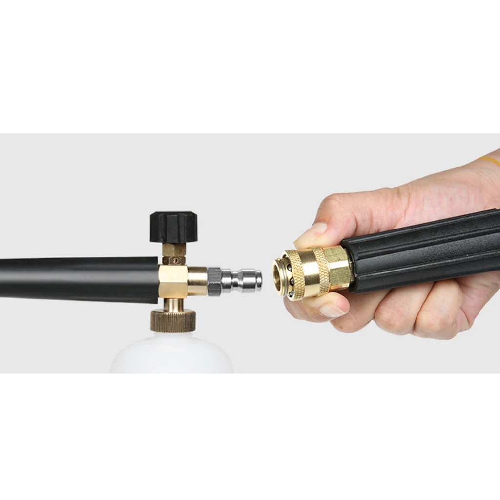 Пенная насадка пенораспылитель для шлангов моек высокого давления Bosch Interskol Nilfisk