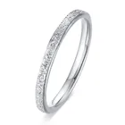 Парное кольцо из нержавеющей стали, серебристого цвета, 2 мм