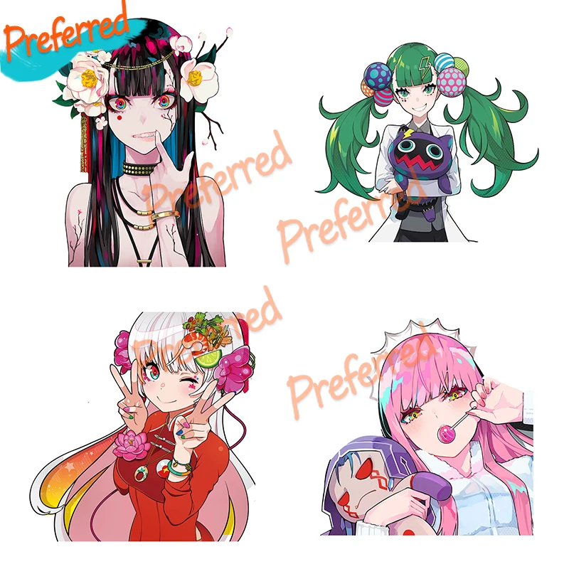 

Game Animation Characters Lovely Girl Car Windshield Sticker Skateboard Decal Motorcycle Off-road Laptop Guitar PVC Vinyl