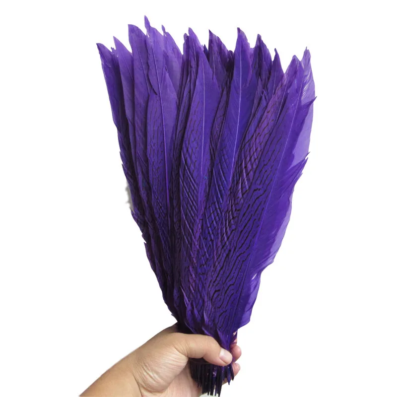 100 шт. натуральные серебряные фотообои 35 40 см белые перья фазана для рукоделия