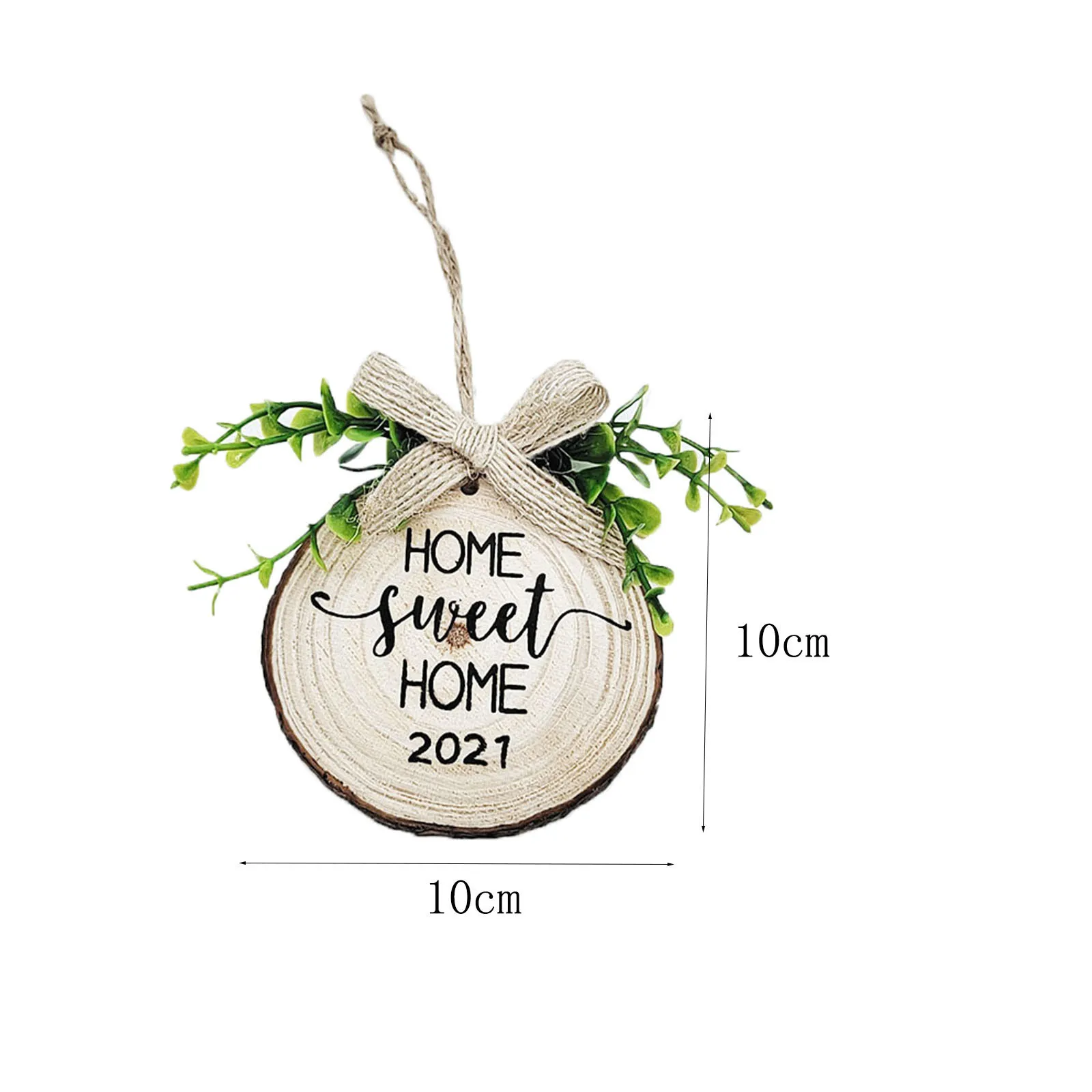 

25# 2021 Sweet Home Wooden Pendant Holiday Decoration Vintage Sign Hanging For Home Decoration Accessories Decoration Chambre