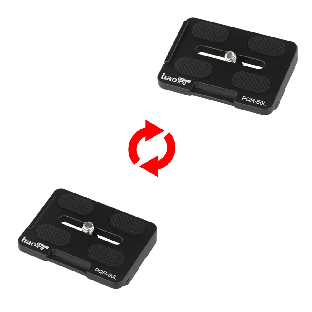 Универсальная пластина быстрого крепления Haoge 60 мм с выдвижным фланцем для