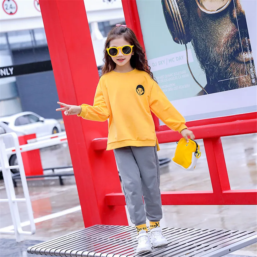 Спортивный костюм для девочек на возраст 8-10 лет осень-весна 2 шт. | Детская одежда