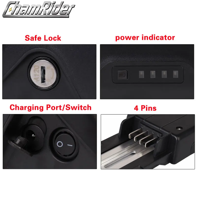 Оригинальный аккумулятор 21700 ячеек 48 в 36 В для электровелосипеда Polly 4C 20AH 30A BMS Bafang