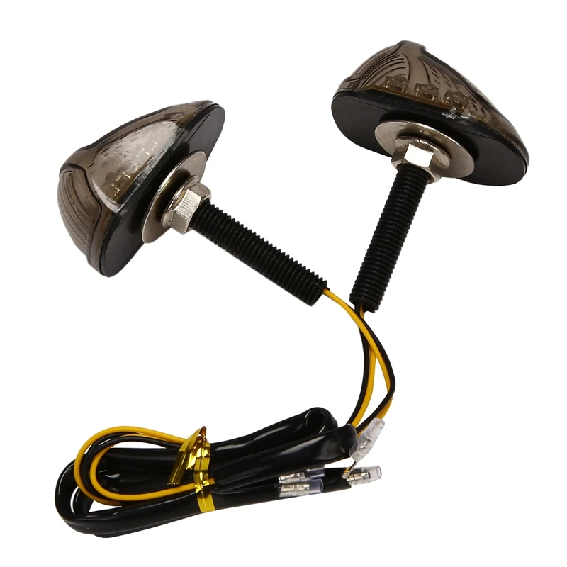 1 пара мотоцикл поворотный светильник 12V LED Сигналы поворота фары переключения