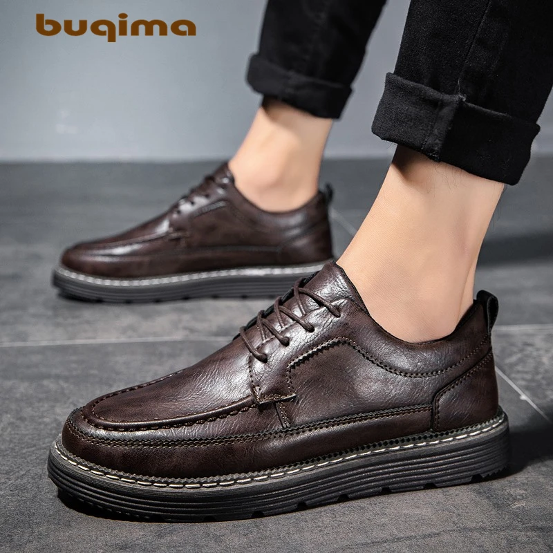 Buqima/Новинка модная мужская обувь для отдыха Мужская Спортивная черного цвета