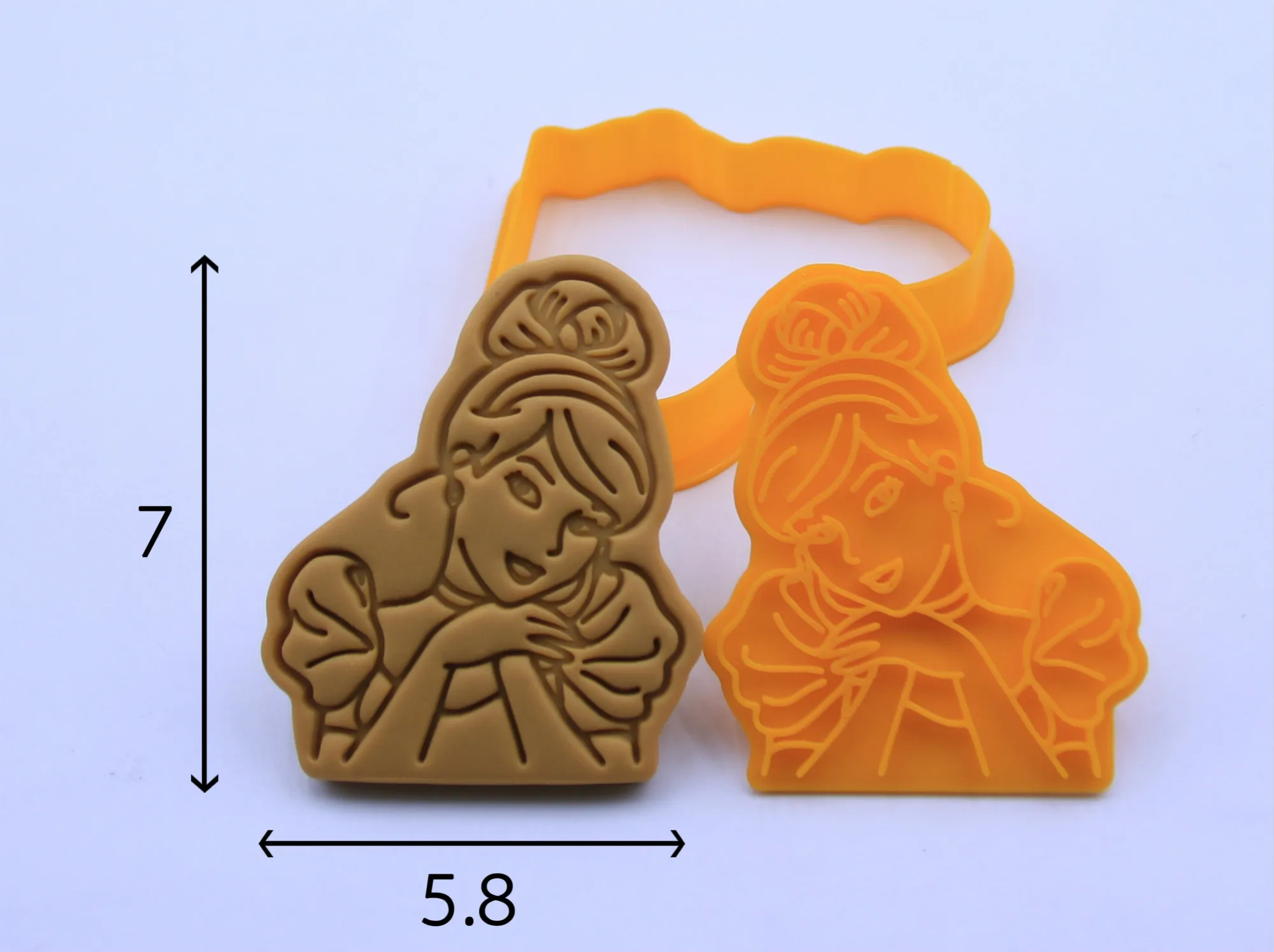 

Disney Princess Cookies Cutter Tools 3D Pressing Baking Accessories Bakery Tools Kitchen Supplies Halloween Christmas Party