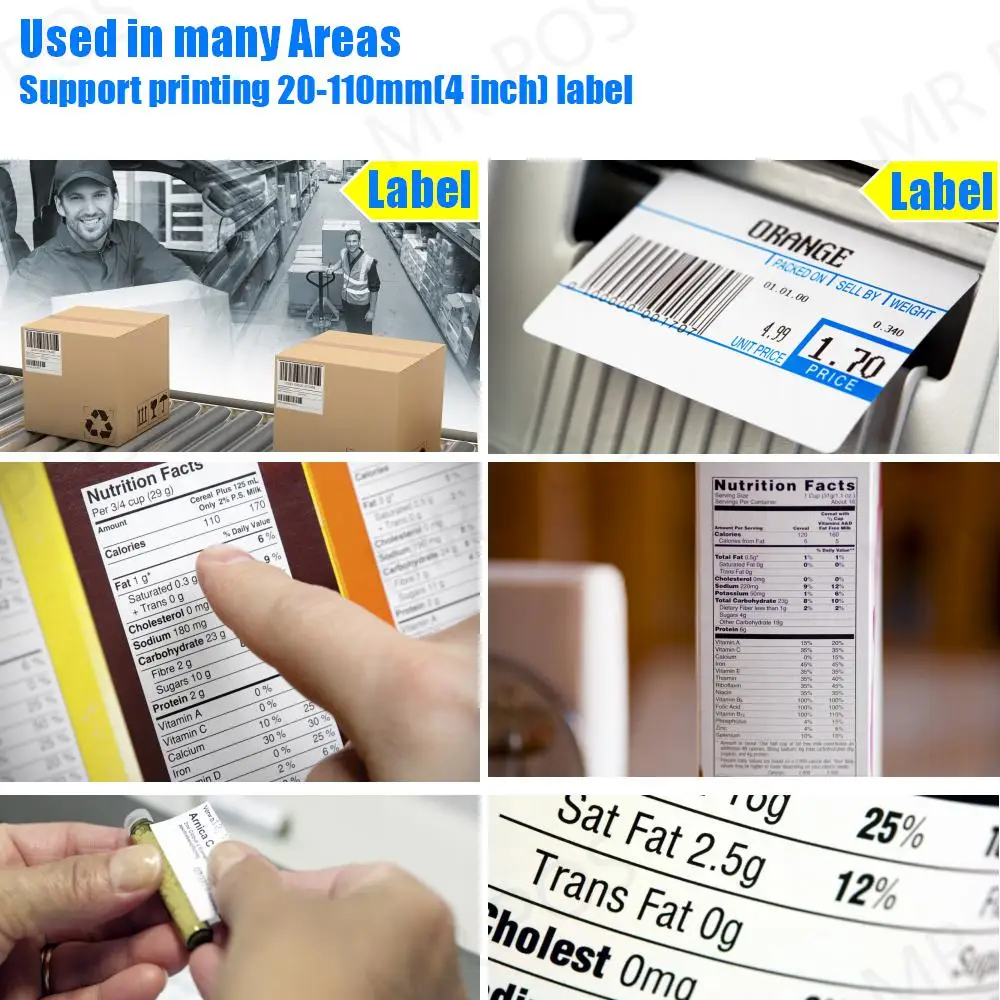 Xprinter Label Barcode Printer Thermal Receipt Bar Code 20mm-100mm With Auto Stipping XP-DT426B/460B | Компьютеры и офис