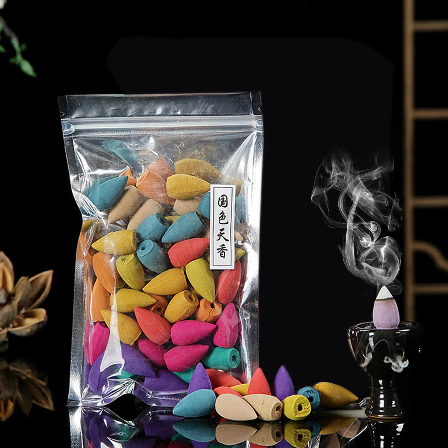 50 шт. обратный Ладан шишки натуральные ароматы ароматерапия аромат водопад для