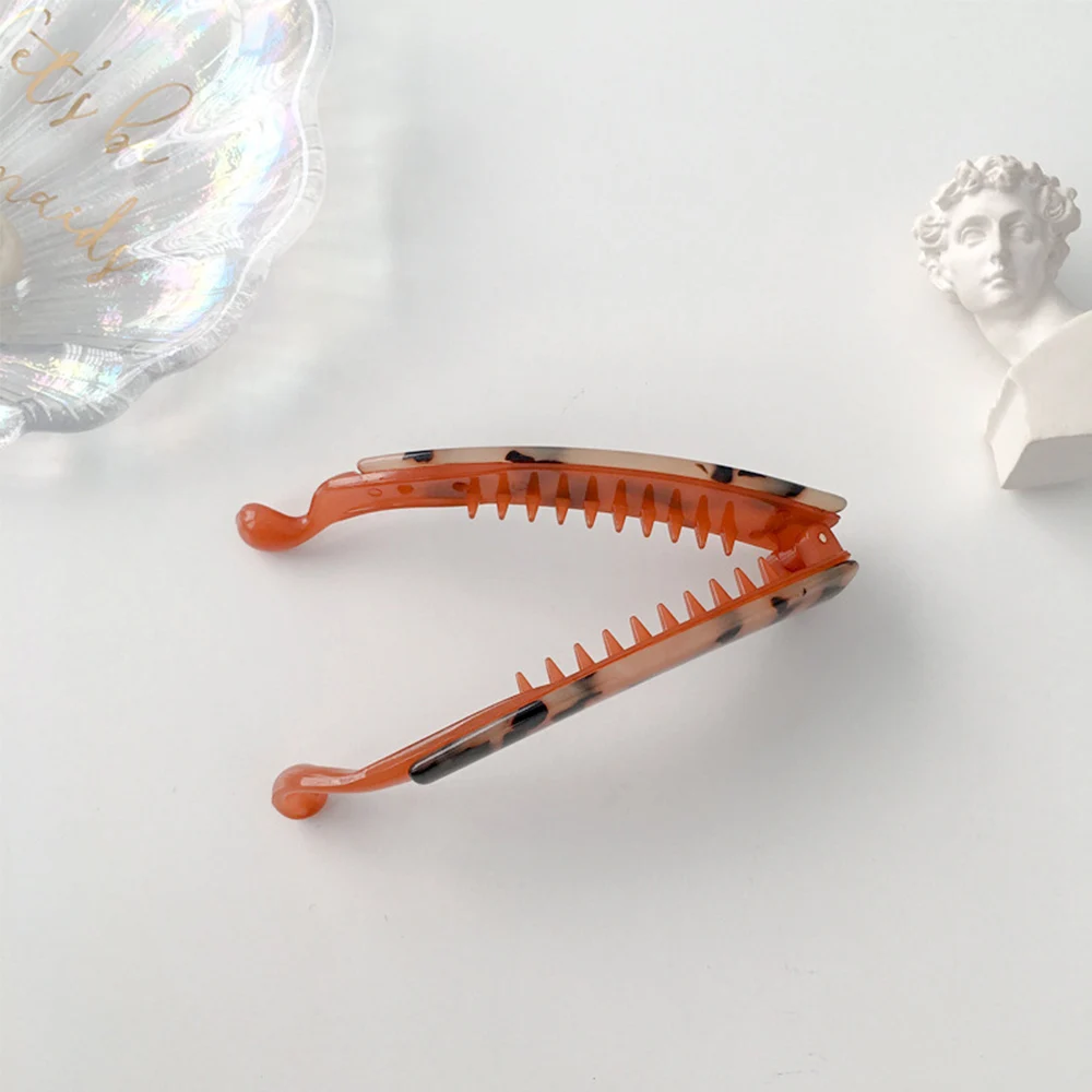 

New Acetic Acid Hair Claws Banana Clips Ponytail Holder Hairpins Hair Accessories For Women Hair Clip Clamp