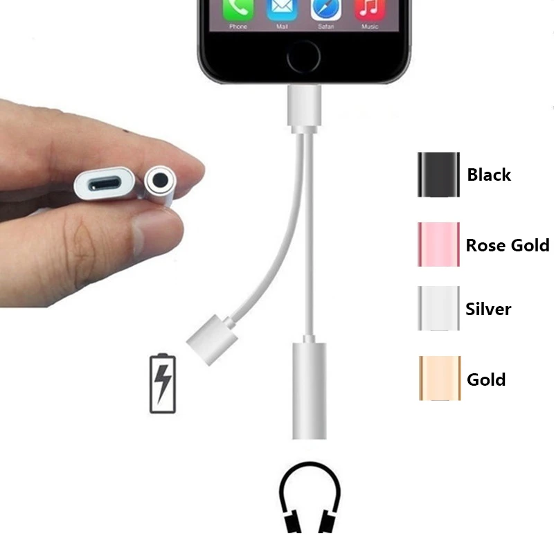 2 в 1 переходник для Apple iPhone 13 12 11 Pro Max XS XR X Lighting на 3 5 мм | Мобильные телефоны и