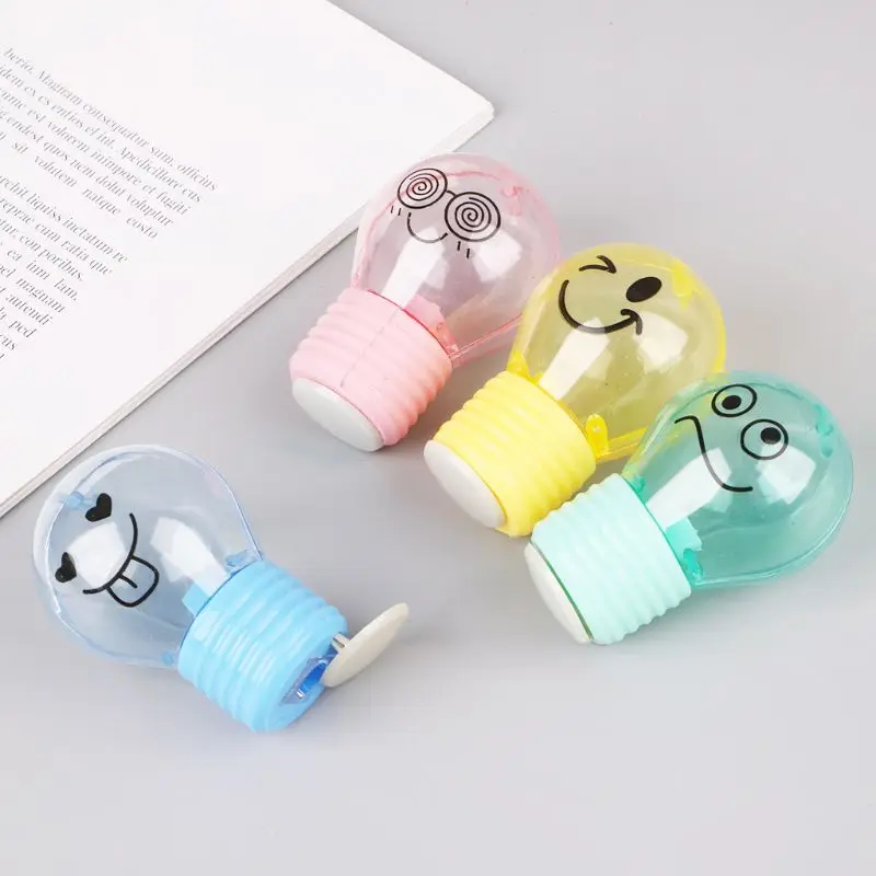 

G92E Mini Light Bulb Mechanical Pencil Sharpener Stationery Office Student School Supply Kids Gift