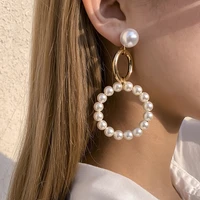 baroque imitation pearl c%d0%b5%d1%80%d1%8c%d0%b3%d0%b8 earrings for women jewelry kolczyki pendientes c%d0%b5%d1%80%d0%b5%d0%b6%d0%ba%d0%b8 unusual vintage fashion female popular