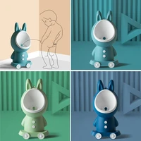 rabbit baby potty toilet stand vertical urinal kids training boy pee bathroom wall mounted travel toddler split portable 69he