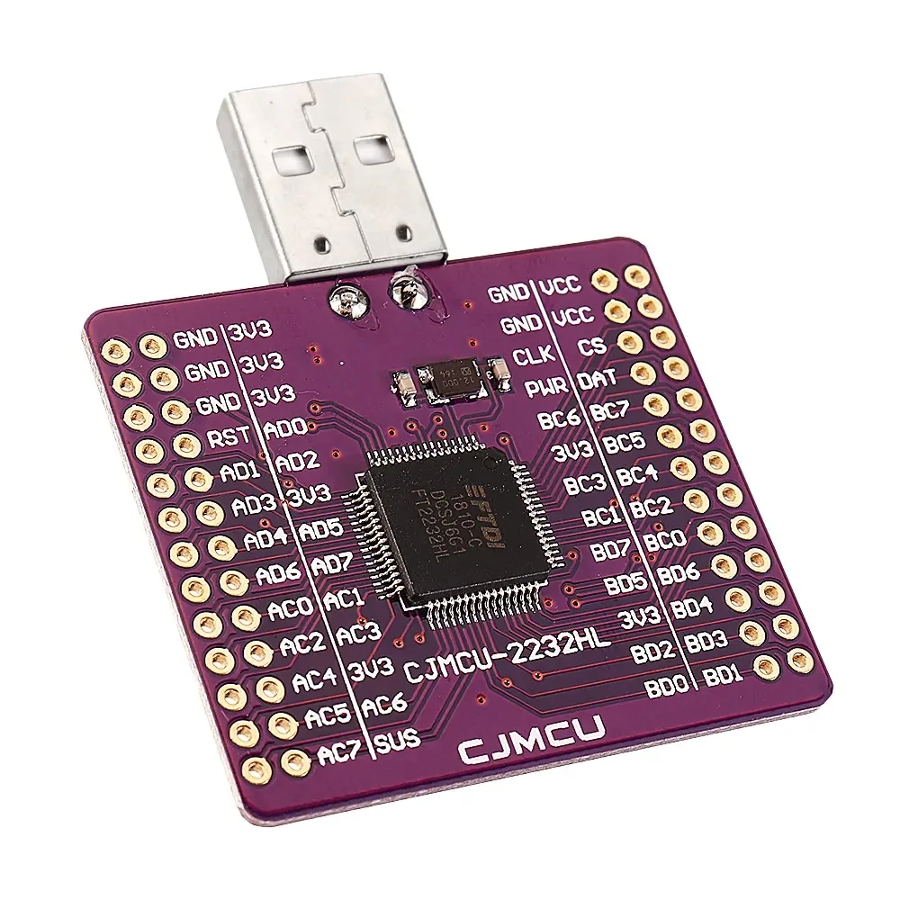 FT2232HL USB to UART/FIFO/SPI/I2C/JTAG/RS232 Converter Module External Memory Dual Channel | Компьютеры и офис